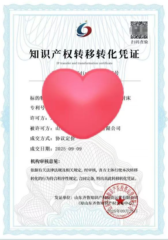 知识产权转移转化凭证